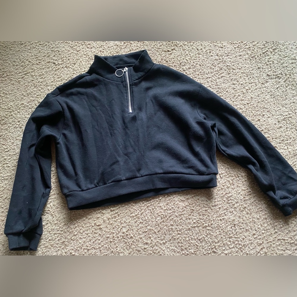SWS/Active Turtleneck Sweater Crop Top